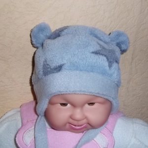 Wintermütze "Teddy"  grau  Gr. 42/44