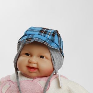 Babyhut Jungencap "Lorenz" Übergang Gr. 46/48