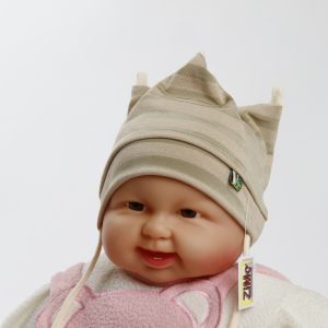 Neugeborenen-Mütze "Friedel" für den Übergang, Gr. 38/40