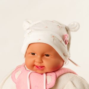 süße Teddyohrmütze "Schleifchen" Gr. 38/40