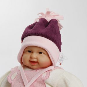 Wintermütze "Netti" beere/rosa Gr. 54/56