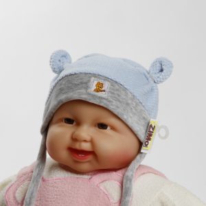 Teddyohr-Mütze "Noppen" Gr. 42/44