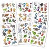 150 hautschonende Kindertattoos - Thema: Tierischer Spaß - 9 Tattoobögen im A6-Format - made in Germany – Bild 3