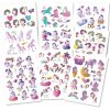 150 hautschonende Kindertattoos - Thema: Einhorn Magie - 9 Tattoobögen im A6-Format - made in Germany – Bild 2