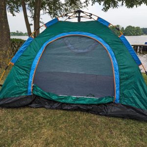 Bdt Pop Up Automatik Zelt, 1-2 Personen Waldgrün