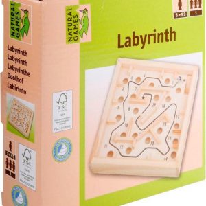NG Holz Labyrinth 12x12cm