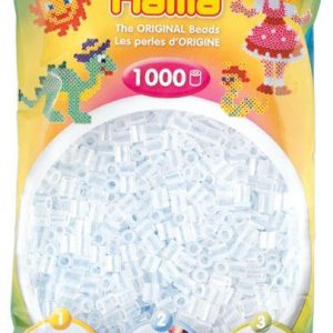 HAMA Perlen Transparent Weiß 1000 Stück