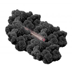 Muwse Islandmoos Dunkelgrau 100 g Maßstab Spur H0 Modellbau