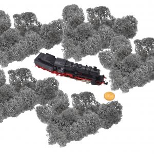 Muwse Islandmoos Titangrau 25 g Maßstab Spur N Modellbau